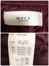 セレクトモカ select MOCA MA-1 中綿キルティング ミリタリー ジャケット ブルゾン レディース_画像10