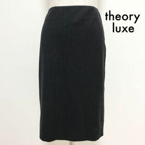 セオリーリュクス theory luxe ウール混 膝丈 スカート 38 M レディース
