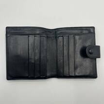 【美品】シャネル　ココマーク　二つ折り財布　ラムスキン　ブラック　付属品完備_画像6