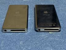 apple　初代　iPod nano　ホワイト　4GB/ブラック　2GB　2台セット　動作不明　ジャンク品_画像3