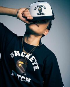 Black eye patch Bape cap