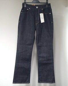 23SS 定価2.5万 新品未使用 YANUK ヤヌーク セミフレア デニムパンツ ジーンズ 57133300 インディゴ レディース 27