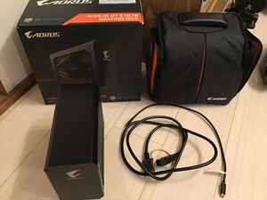 GIGABYTE AORUS GAMING BOX attached outside GPU eGPU GV-N1070IXEB-8GDge-ming box Thunderbolt 3 power supply 500W operation verification ending 