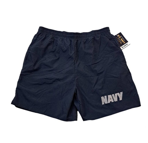 新品 デッドストック US NAVY アメリカ海軍 IPFU SOFFE PT Shorts Reflective Logo フィジカルトレーニング ショーツ アメリカ製 L パンツ