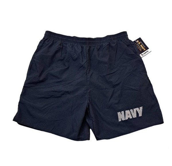 新品 デッドストック US NAVY アメリカ海軍 IPFU SOFFE PT Shorts Reflective Logo フィジカルトレーニング ショーツ アメリカ製 M パンツ