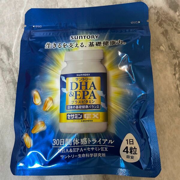 未開封　サントリー　DHA＆EPA+セサミンEX　120粒30日分