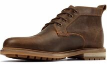 送料無料 Clarks 29cm チャッカ ブーツ レース ビーズワックス ブラウン レザースニーカー スーツ フォーマル スリッポン ビジネス H397_画像5