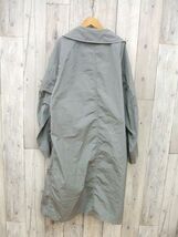 Graphpaper Garment Dyed Poplin Coat GM201-10001 サイズ2 ロング コート グレー系 メンズ グラフペーパー 中古 0-0206A F76338_画像2