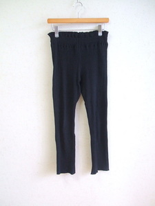 BEAUTY & YOUTH UNITED ARROWS リブパンツ S パンツ ブラック ビューティアンドユース 中古 0-1009G 162772