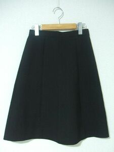 DRESSTERIOR size 36 flair skirt skirt black lady's Dress Terior used 0-0911M 161236