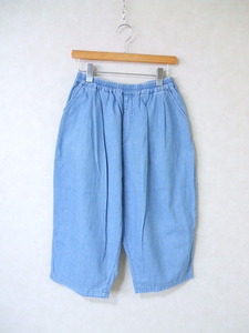 Sun Valley light Denim sarouel pants light blue M lady's sunvalley used 1-1229M 183389