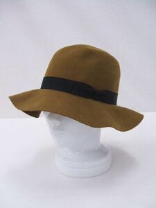 Morris&Sons ウール ハット 帽子 ブラウン レディース モリスアンドサンズ 中古 1-1228T 187740
