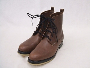 SUNSEA 17A86 Leather Desert Boots デザートブーツ 定価70000円 サイズ3 ブーツ ブラウン メンズ サンシー 中古 8-1110T F74707