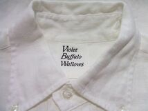 Violet Buffalo Wallows/リネンシャツ/ヴァイオレットバッファローワロウズ/ホワイト 中古 1-0614M 176583_画像3