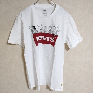 Levi's PEANUTSコラボ スヌーピー サイズS 半袖Ｔシャツ カットソー ホワイト リーバイス 4-0421S 230540