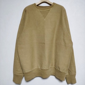 A.PRESSE Vintage Sweatshirt 22AAP-05-04M 加工 トレーナー スウェット 黄土色 アプレッセ 4-0502M F96192