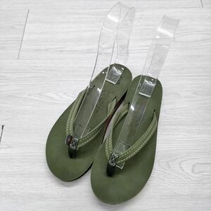 Rainbow Sandals/Ron Herman 新品 RHC サイズ22.5-23.5cm サンダル カーキ レインボーサンダルズ/ロンハーマン 4-0508S 231334