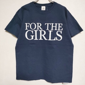 ROKU 6 BEAUTY&YOUTH FOR THE GIRLS T-SHIRT プリント 半袖Ｔシャツ カットソー ネイビー ロクビューティアンドユース 4-0515S 237042