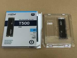  new goods Crucial T500 2TB 2280 SSD M.2 PCIe Gen4x4 NVMe 5 year guarantee free shipping Tokyo shipping 