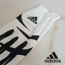 アディダス 25cm白2枚 ゴルフグローブ ADITECH22 白　左手用 adidas アディテック　ゴルフ　_画像2