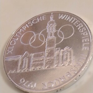 オーストリア 1975v 100シリング銀貨 Olympic Wintergames Innsbruckの画像1