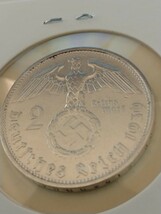 ドイツ 第三帝国 1939 2ライヒスマルク銀貨 ２枚セット(1939F 1939J)_画像4