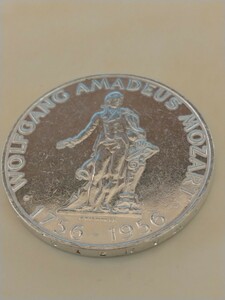 オーストリア 1956 25シリング銀貨 200th Birth Anniversary of Wolfgang Mozart