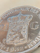 オランダ 1932 2 1/2 グルデン銀貨 WILHELMINA_画像6