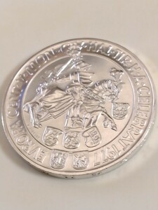 オーストリア 1977 100シリング銀貨 500 years Mint Hall/Tirol