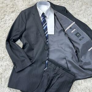 [ rare 2XL] Hugo Boss HUGO BOSS suit setup tailored jacket 52(XXL) REDA Super110 super 110 business gray 