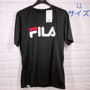 新品　FILA メンズTシャツ　LLサイズ　ブラック