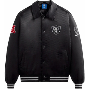 送料込 未使用 KITH x NFL Raiders モノグラム モノグラム柄 ボンバー ジャケット Lサイズ