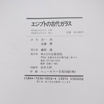 エジプトの古代ガラス ビルギットノルテ著 昭和60年 京都書院_画像8