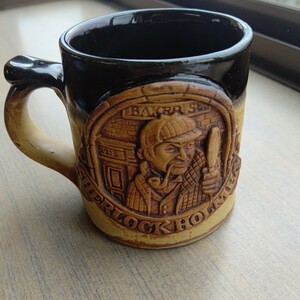 シャーロックホームズマグカップ マグカップ ビンテージ 陶器製