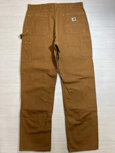 Carhartt/カーハート/USA製/DOUBLE FRONT WORK DUNGAREE/ダブルフロント ワークダンガリー/Loose Original Fit/ダブルニー/ダック生地/B01