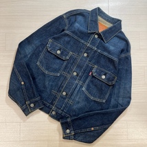 Levi's/リーバイス/90s/71507xx/2nd Type Denim Tracker Jacket/デニムトラッカージャケット/デニムジャケット/サイズ38/日本製/Gジャン_画像1