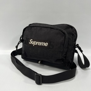 Supreme/シュプリーム/19SS/Shoulder Bag/ショルダーバッグ/ブラック/ジャカード/Box Logo/ボックスロゴ/リフレクター