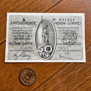 極レア　ドイツ 旧紙幣(失効券) ノートゲルト 古銭 古紙幣
