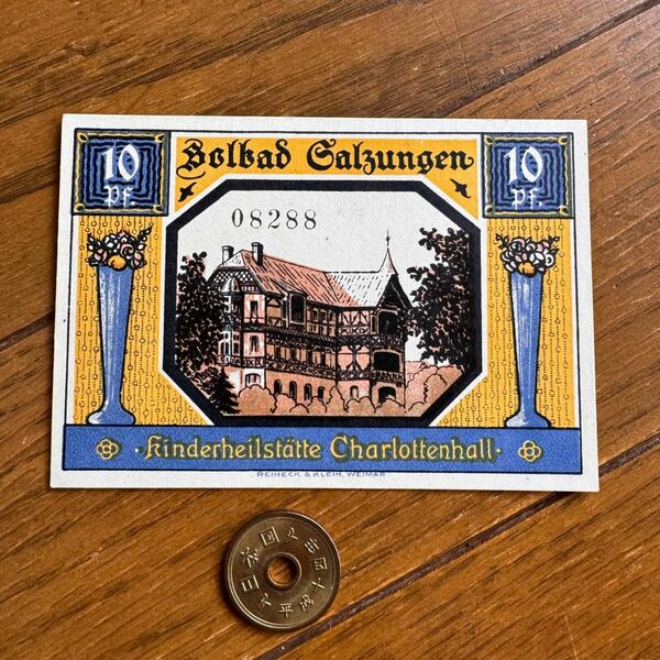 未使用 ドイツ 旧紙幣(失効券) ノートゲルト 古銭 古紙幣