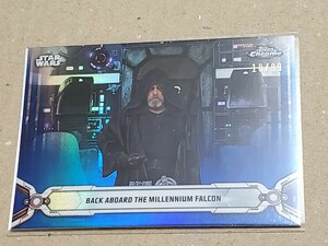 送料63円　topps　CHROME　STAR WARS　スターウォーズ　99シリ　ルーク・スカイウォーカー　エピソード8　最後のジェダイ　マーク・ハミル