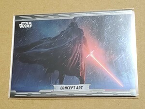 送料63円　2019　topps　chrome　 STAR WARS　コンセプトアートカード　カイロ・レン　スターウォーズ　フォースの覚醒　①