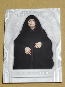 送料63円　2018　topps　STAR WARS　MASTER WORK　ベースカード　ダース・シディアス　皇帝パルパティーン　イアン・マクダーミド