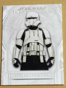 送料63円　2018　topps　STAR WARS　MASTER WORK　ベースカード　インペリアルタンクドライバー