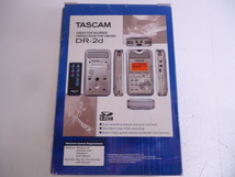 【KCM】amb-852★箱痛み未使用★【TASCAM/タスコム】Linear PCM Recorder 96k/24bit　リニアPCMレコーダー（SD/SDHC）録音　DR-2d_画像2