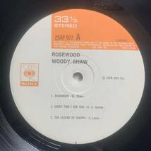 WOODY SHAW / ROSEWOOD (CBS SONY) 国内盤 - 帯 - Joe Henderson - Carter Jefferson_画像4