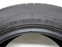 Y-269(送料無料/代引きOK)ランクS 中古 美品 バリ溝 高年式 185/60R15 DUNLOP ENASAVE EC300+ 2023年 8.5分山 夏タイヤ 1本のみ_画像8