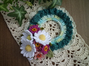 * hand made lacework elastic daisy .jinia