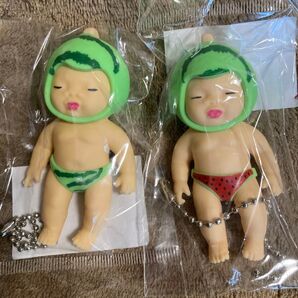 アグリーベイビーズ スイカバージョン ミニ スクイーズ 約8cm
