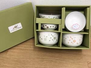 コシノアヤコ　AYAKO KOSHINO　小篠綾子　平安草花　食器　ラップいらず ６点セット　保管品