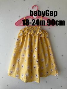 babyGap ワンピース　18-24m 90cm 花柄　女の子